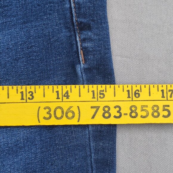 Buffalo jeans Aubrey women's sz 4 ink blue colour High rise Stretch Ankle grazer - Picture 11 of 14